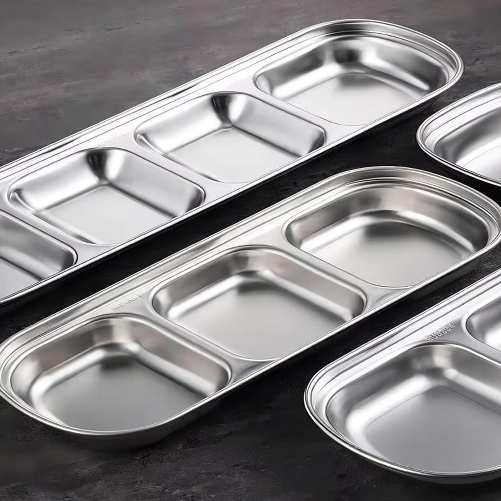 304 Stainless Steel Dip Pickled Vegetables Stainless Steel Sauce Tomato Sauce Separate Salt Vinegar Sugar Spice Dip Bowl Korean