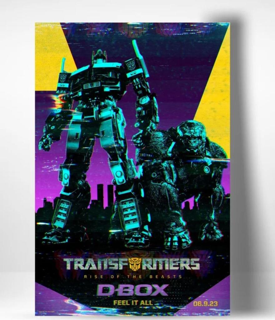 Transformers Rise of the Beasts Metal Poster, Movie Wall Art 20x30cm