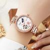 Lucky Clover Mechanical Watch for Women Ceramic Strap Original Wristwatch Skeleton Automatic Diamond Elegant Ladies Watches
