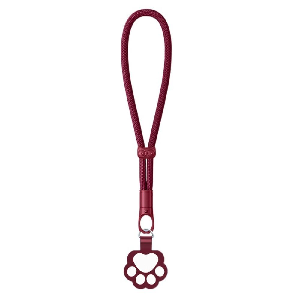 

Adjustable Cat Paw Phone Strap Detachable Phone Wrist Strap Mobile Phone Lanyard Lanyard Patch вино красного