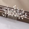 Exquisite Bridal Headdress Elegant Faux Pearl Hairclip Daily Use Rhinestone Hairpin  Girl Gift