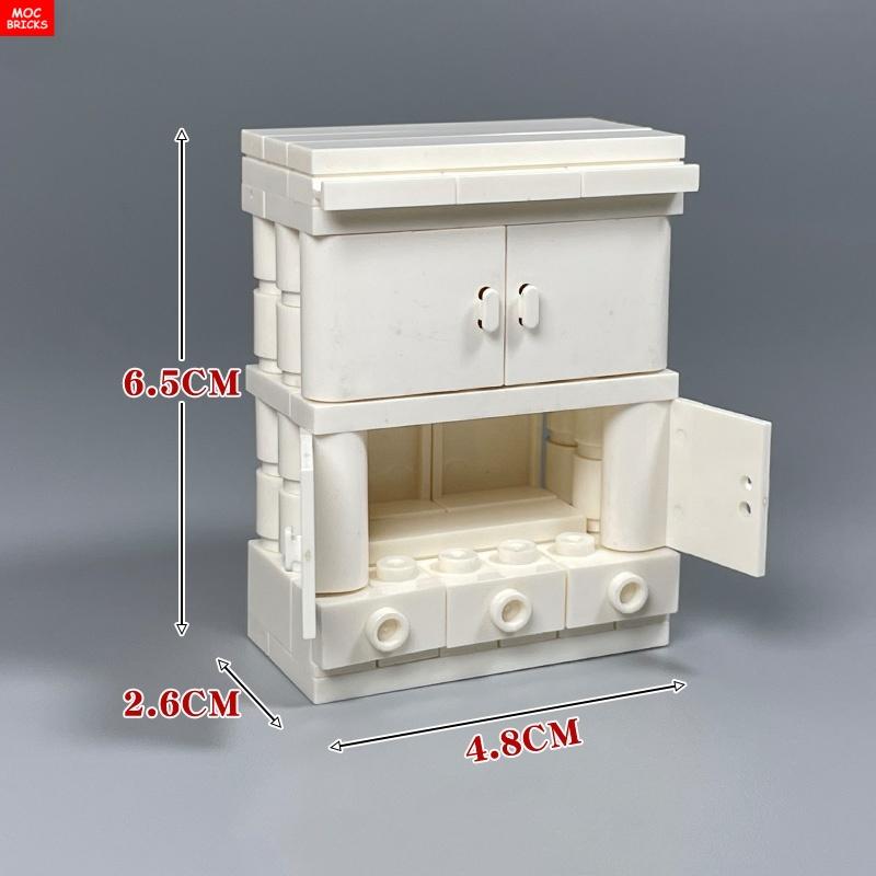 MOC Bricks Handbag Bag Backpack For Building Blocks Accessories 93091 Assembles Particles Children's Toys