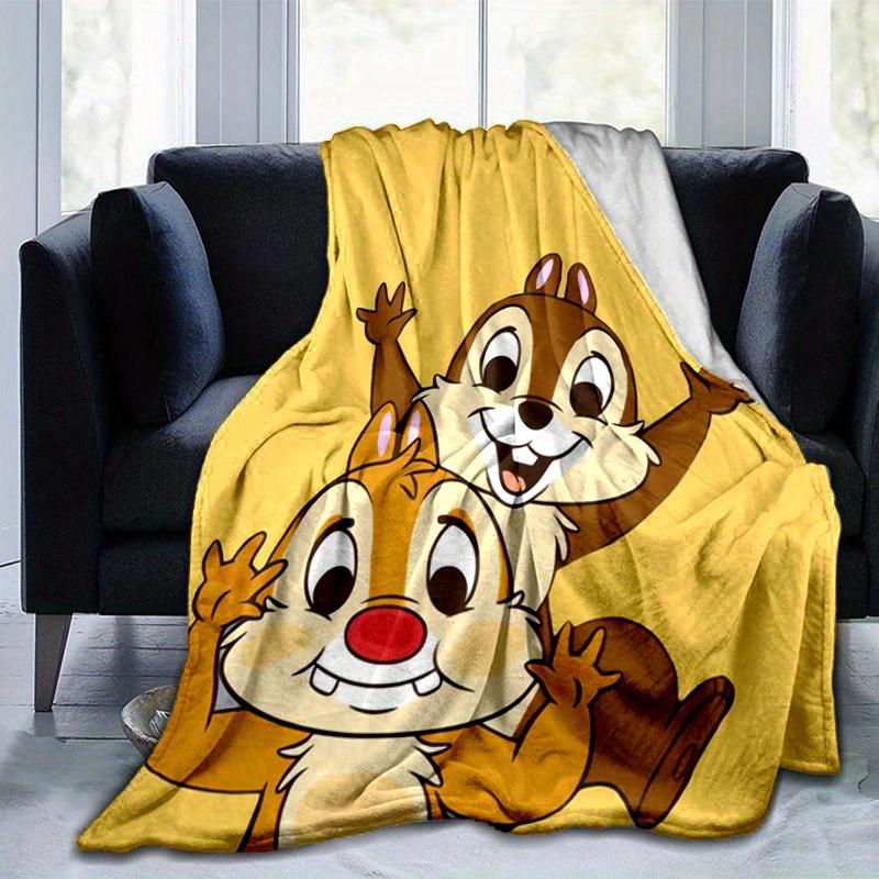 1 ks, "deka Chip a Dale Měkká a útulná Domácí dekorace na pohovku, postel, Cestování, Kempování, Auto, Pláž, Kancelářské zdřímnutí Perfektní dárek pro přátele"