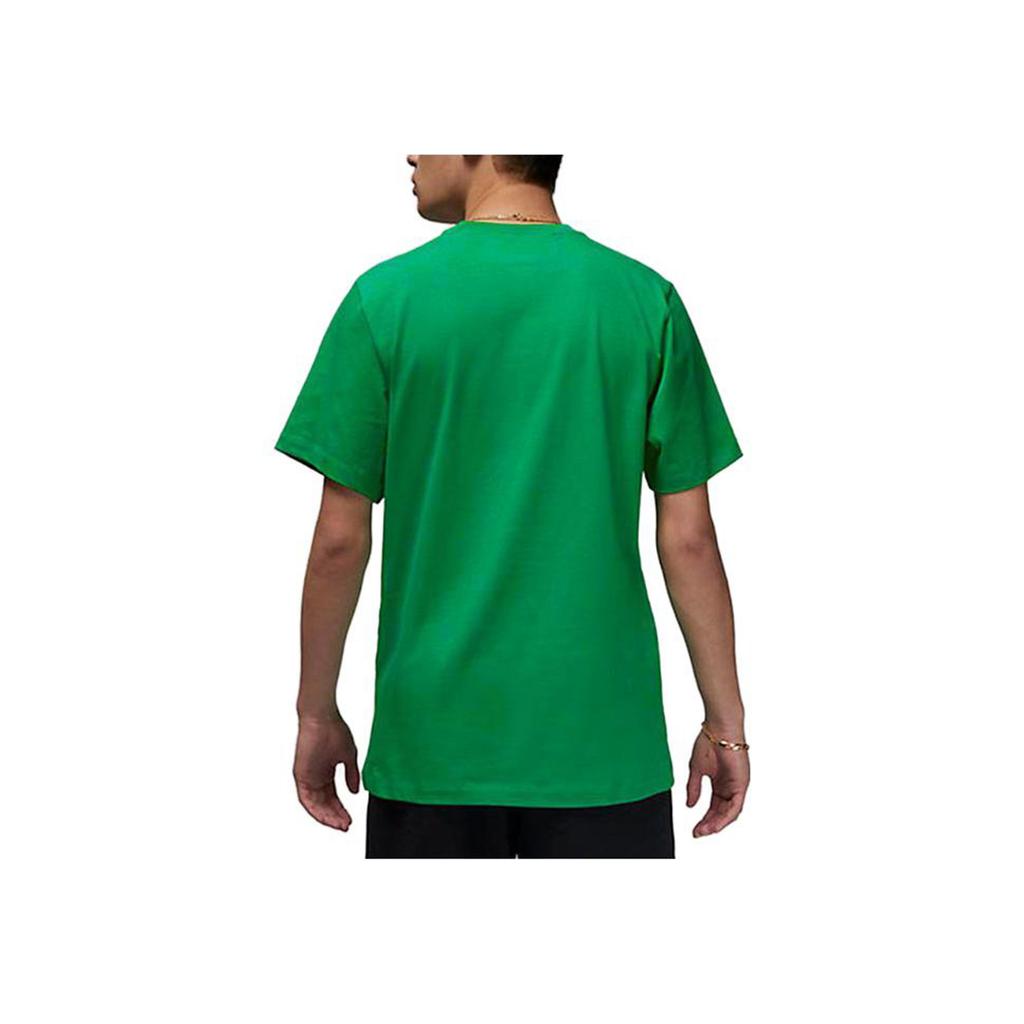 Jordan American Retro Brand Logo Print Crew Neck Pullover Sports Short Sleeve T-Shirt Men Tops Green DV1446-310