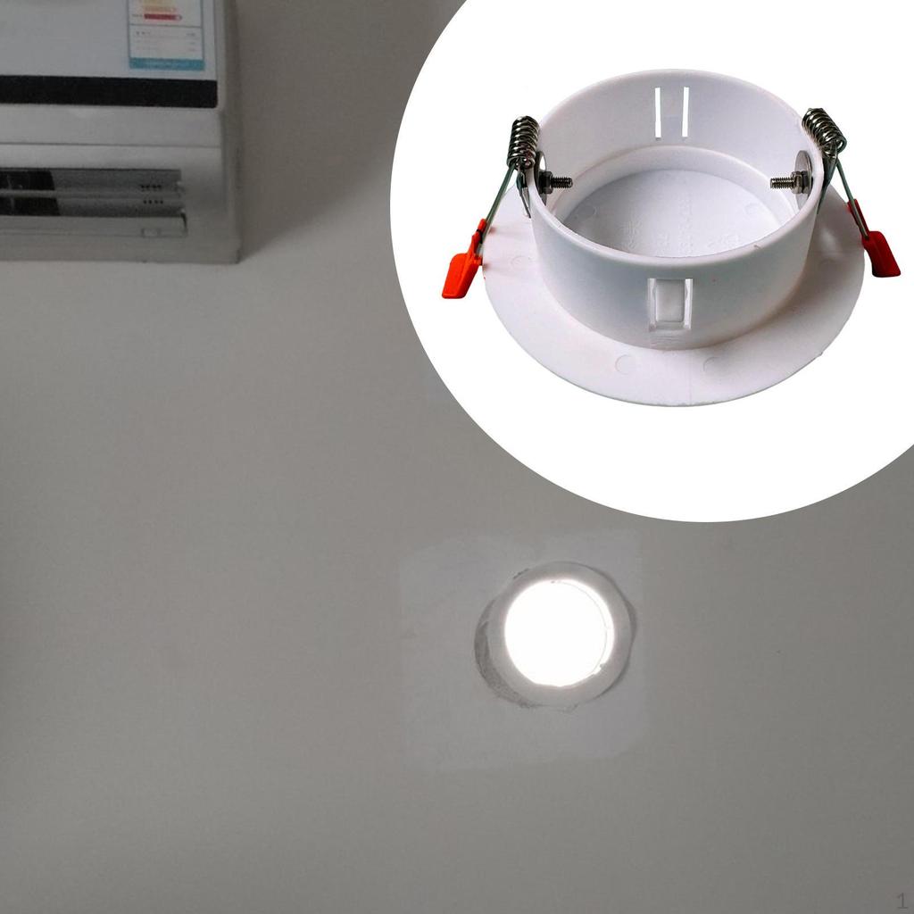 Ceiling Hole Cover Plate Downlight Trim Compact Wall Mount Recessed Light for