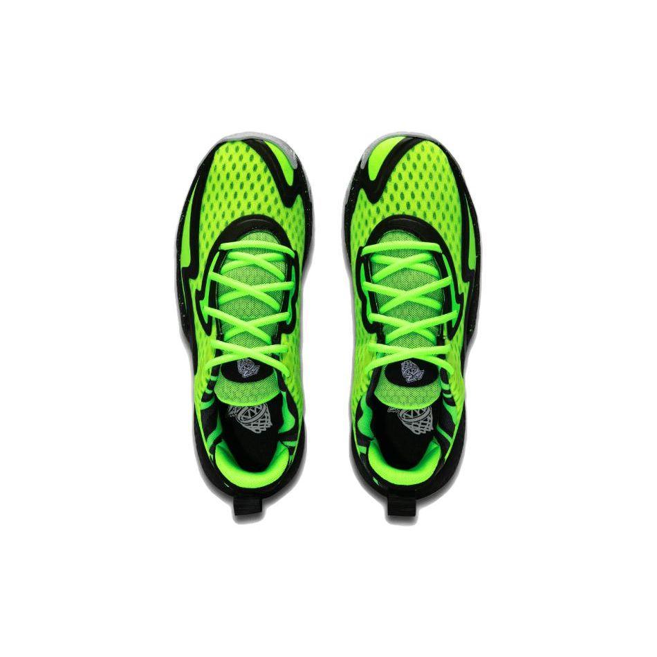 Under Armour Men's Spawn 5 Let's 3 Basketball Shoes Green Black 3026892-001