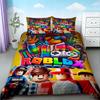 Roblox Cartoon Duvet Cover Bedding Set Soft Comfortable Comforter Cover For Children Bedroom Decor Twin Single Size
