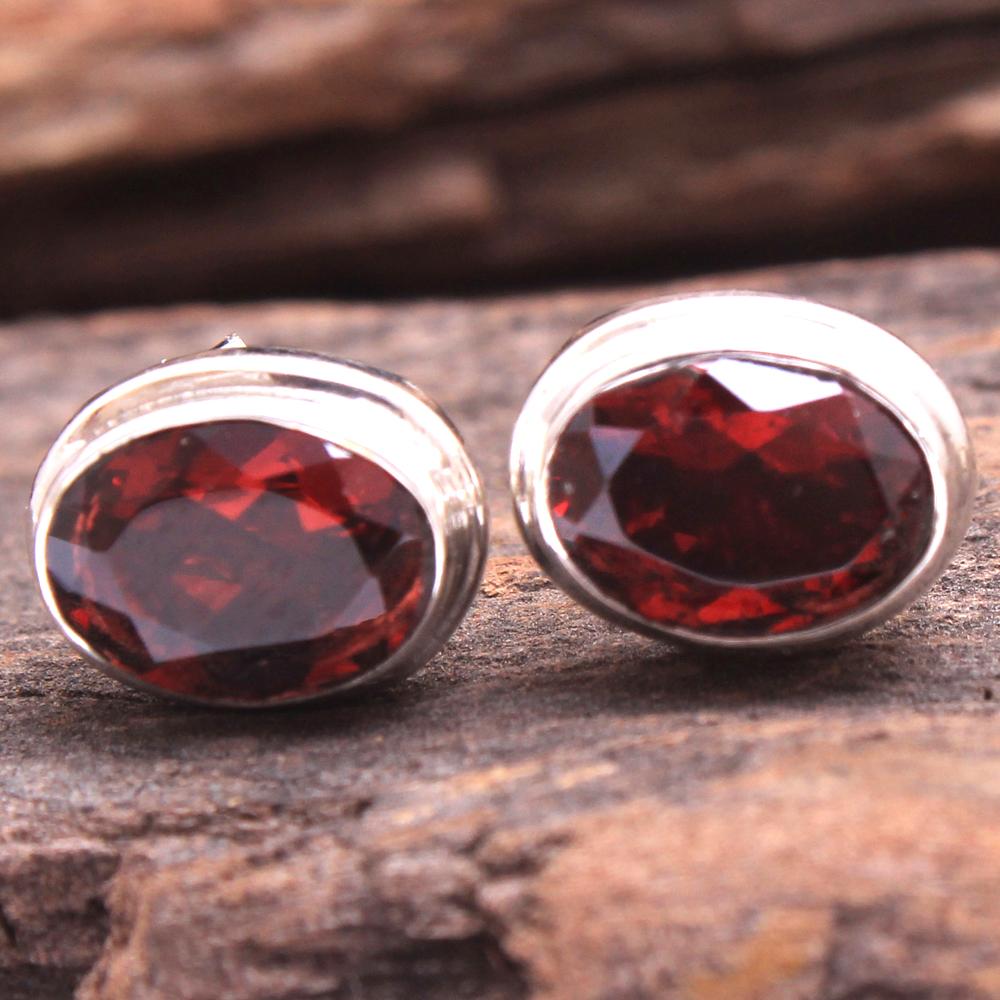 

Перидот Лунный камень Лабрадорит Гранат Драгоценный камень Серебряная серьга 925 стерлинговое серебро Ручная работа Серьга-пусета красный