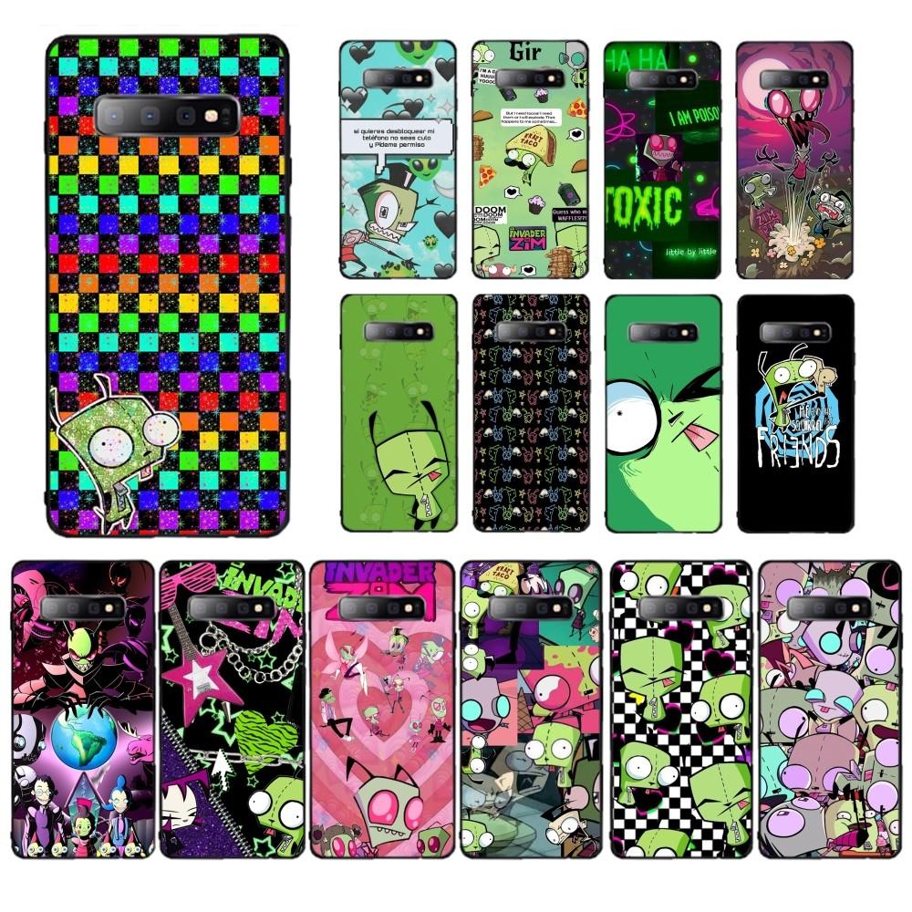 

Чехол для телефона с рисунком Invader Zim для Samsung S 9 10 20 21 22 23 30 23plus lite Ultra FE S10lite Fundas