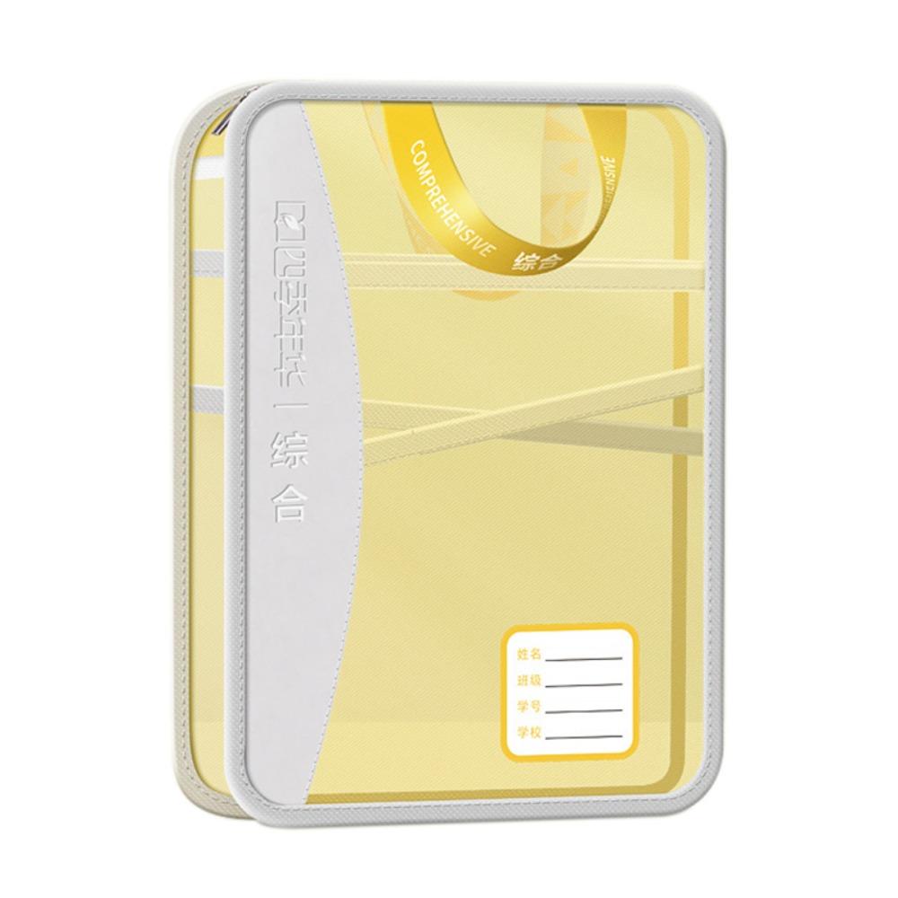 L-Type Opening Subject Bag 5-Layer Transparent File Folder Exam Tutorial Bag School Office Comprehensive 1100₽