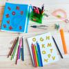 1Pcs Glitter A-Z Alphabet Letters Sticker Scrapbooking Stationery School Supplies Black/Gold/Silver/Red/Blue/Pink/Purple/Green