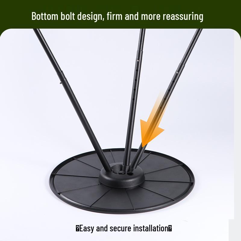 Portable Round Folding Camping Table for Outdoor Picnics and Tents