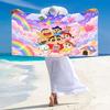 Anime Crayonshinchan Print Beach Towel, Large Soft Quick Dry Towel for Beach Camping Swimming