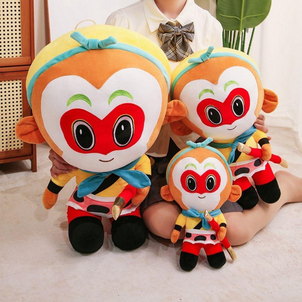 

Wukong Monkey Figure Anime Stuffed Dolls New Plush Toys 30cm