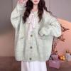 Oversized Sweet French Knit Cardigan - 2025 Autumn/Winter Bow Sweater