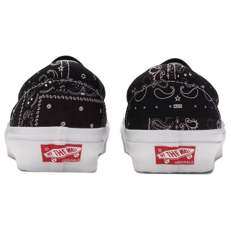 Kith x Vans Vault OG Classic Slip-On LX Bandana - Moonless Night Unisex Sneakers Purple VN0A45JK6CH