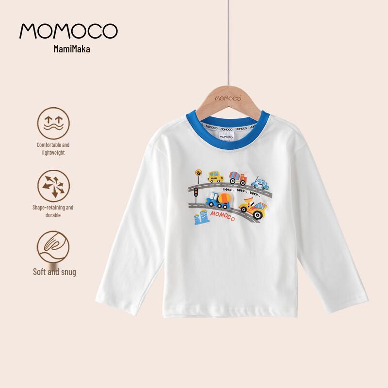 MOMOCO Boys  Cute Long Sleeve T-Shirt 140