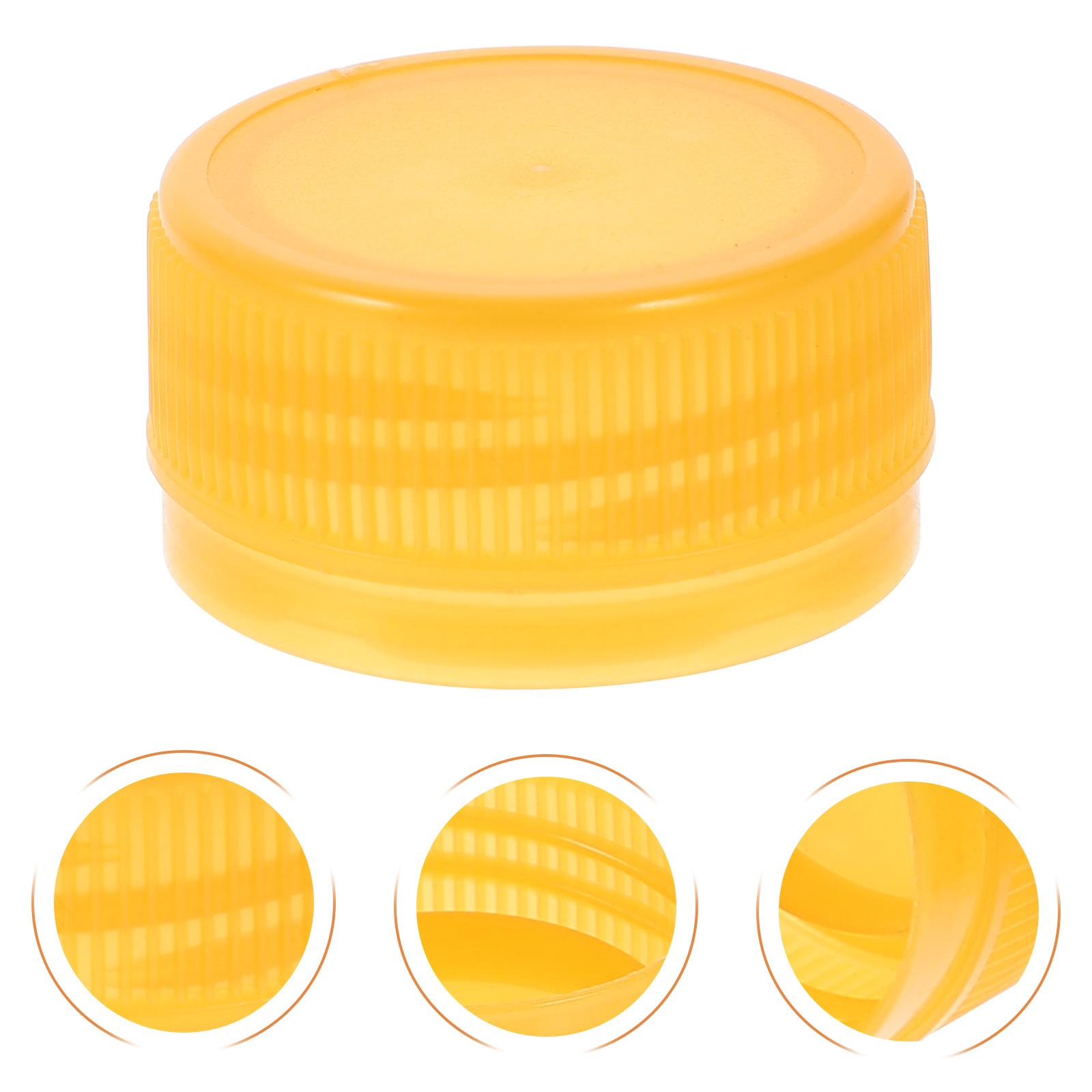 

Containers Bottle Cap Water Sealing Caps Elegant Plastic for Child Jars Bottles золотистий