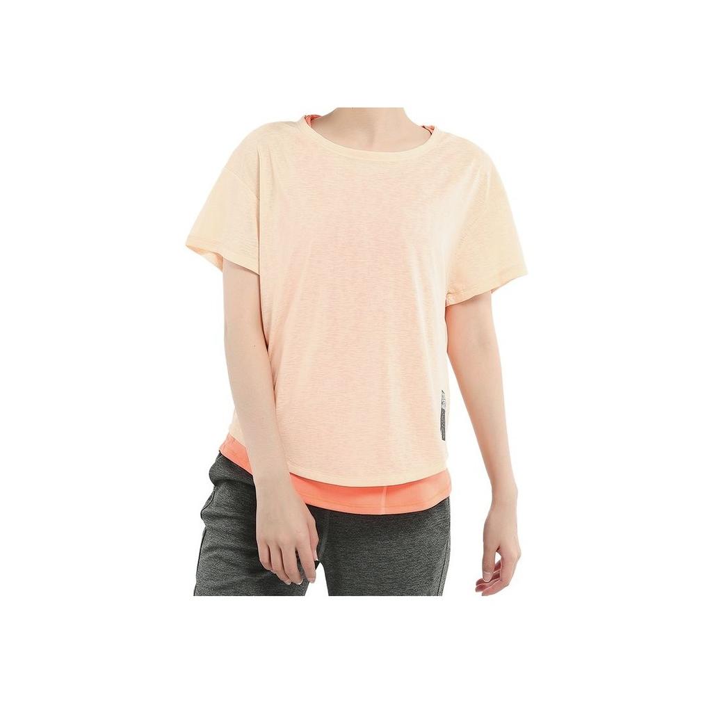 adidas Comfortable Soft Breathable Casual Sports Short Sleeve Drop Shoulder T-Shirt Women Tops Orange EK2915