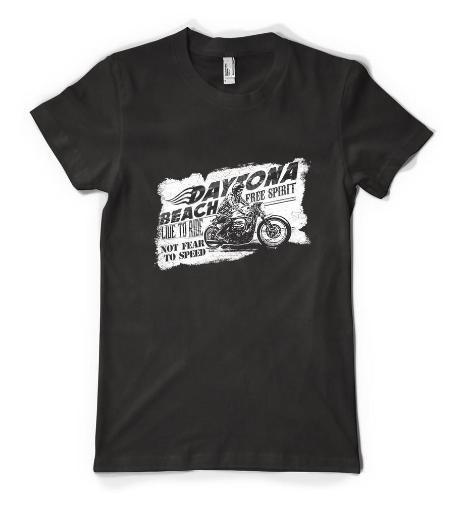 

Personalised Daytona Beach Free Spirit Motorbike Unisex Adult And Kids T-Shirt S
