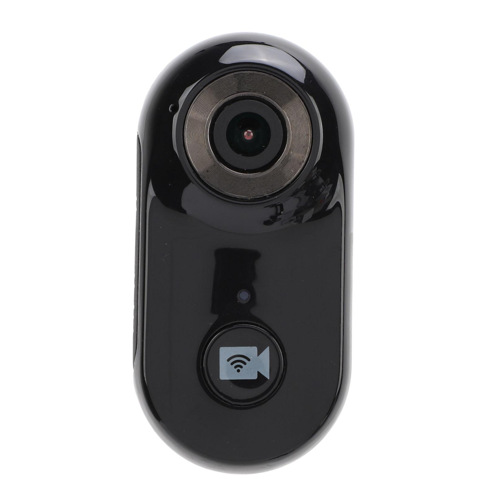 

Pet Action Camera 90 Degree Wide Angle 1080P 2MP Wifi Body Worn Camera with Back Clip 14in Thread чорний