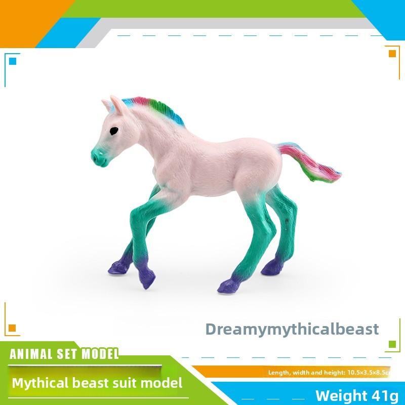 Unicorn Figurine Collectible Pvc Model For Kids Fantasy Animal Decor Play Toy
