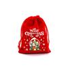 Set Of 12 Durable Plush Gift Bags For Christmas And Special Occasion Bags with Easy To Use Drawstring Closure
