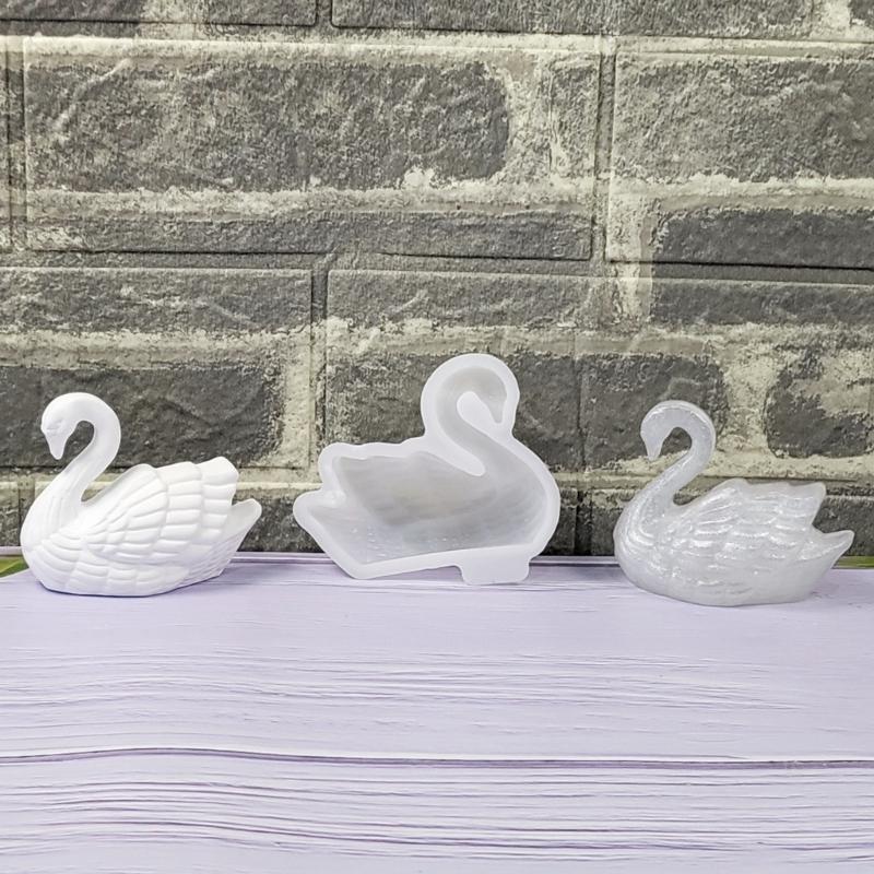 Candle Mold,Gooses Resin Silicone Mold for Candle Making Animal Candle Mold for Diys Handmade Soap,Aromatherapys Candle