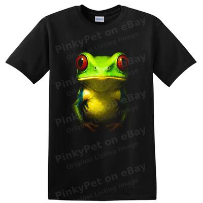 Red Eyed Tree Frog T Shirt Tropical Amphibian Wildlife Nature Art Tee