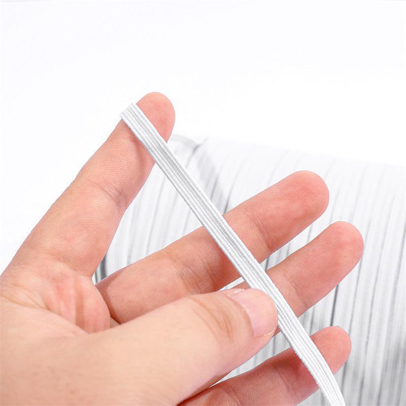 Black & White Horse Pattern Elastic Band for Clothing, Accessories, Sheets, and Hair