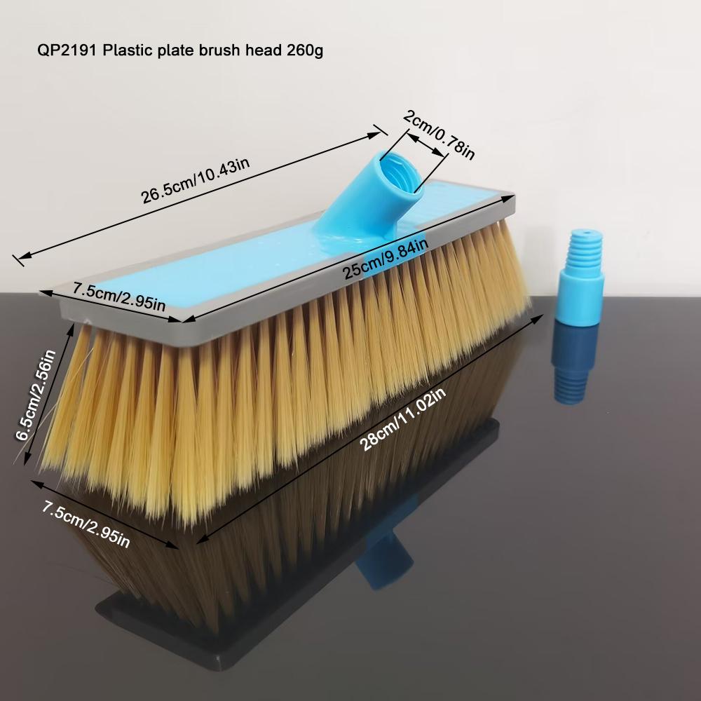 

Car wash brush 26cm Foam brush head Car wash mop Plastic long haired brush Home car wash multifunctional cleaning brush Plastic 28cm QP2191