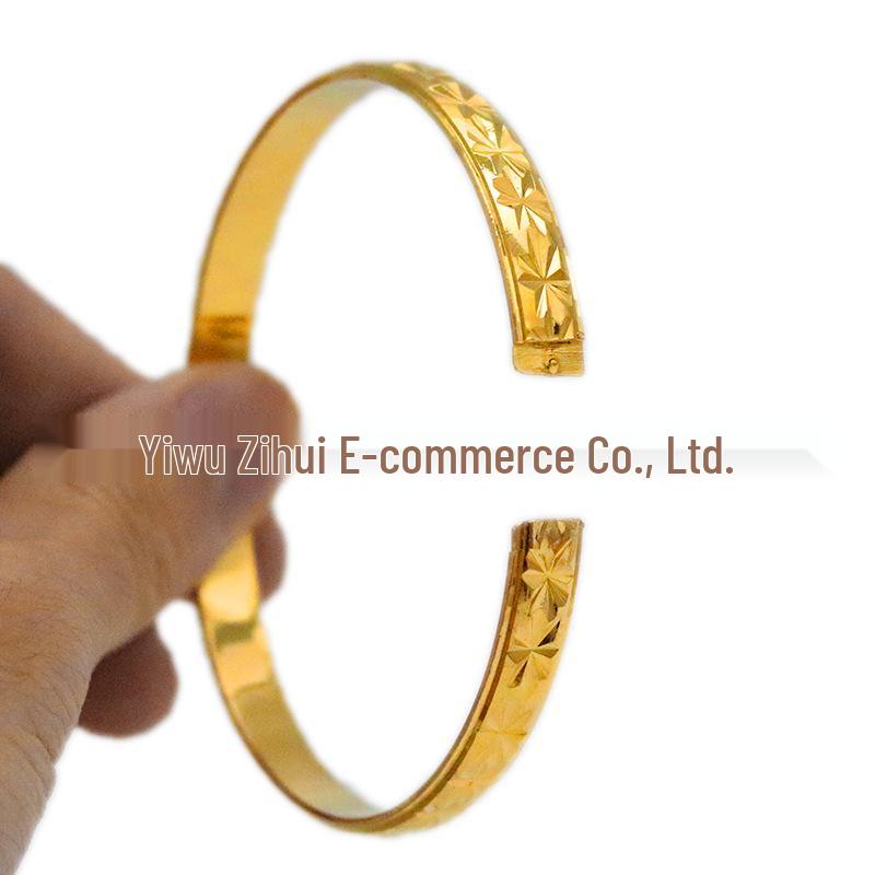 Vietnam Sand Gold Bracelet - Vacuum Electroplated Color Retention, Ladies Fashion Jewelry, Elegant and Simple Gift