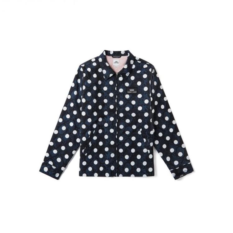 Vans Jackets Women s Blue Black Lapel Thin Other VN0A4MX8M0N (L)165/88A