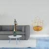 Elegant African Lady Sculpture with Rotating Cup Rack Stand for Home Decor And Functional Mug