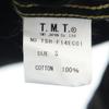 TMT made in Japan Langarm Denimhemd S schwarz Herren Gebraucht