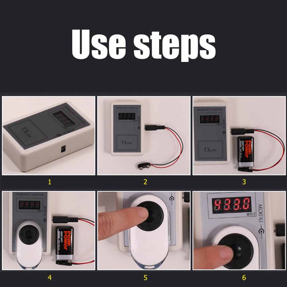 Handheld Car Key Frequency Meter Wireless Frequency Indicator Car Key Frequency Tester for Car Auto