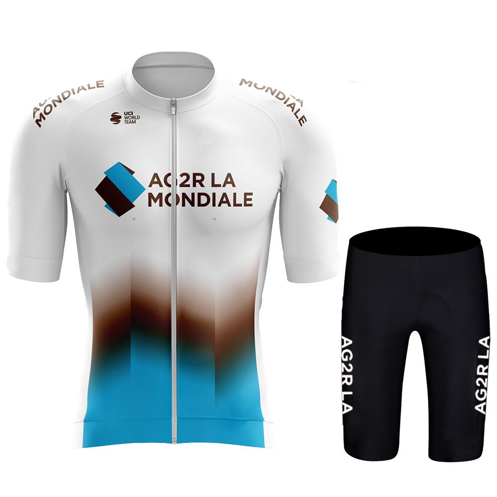 

2026 Ag2r Cycling Bib Bike Man Tricuta Costume Men s Mtb Maillot Shorts Jacket Jersey Uniform Pants Outfit 2026 Gel Summer Clothes Asian size - M