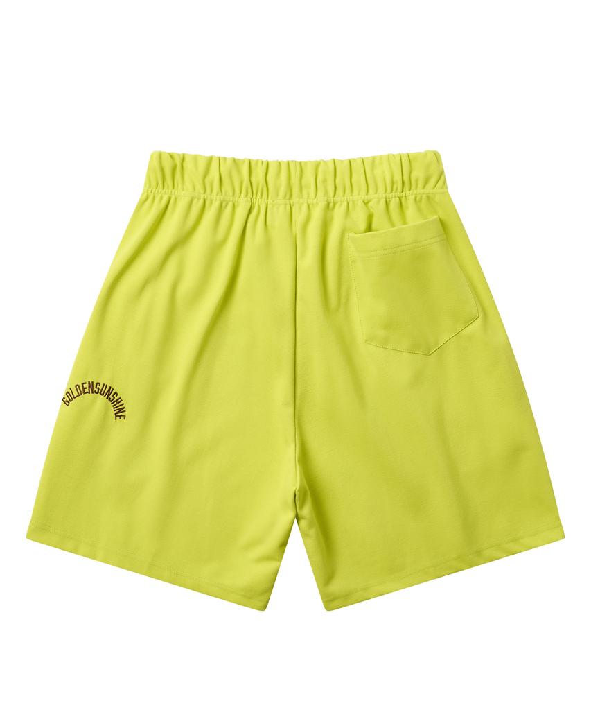 GOLDEN SUNSHINE Golden Track Shorts_Lime Yellow
