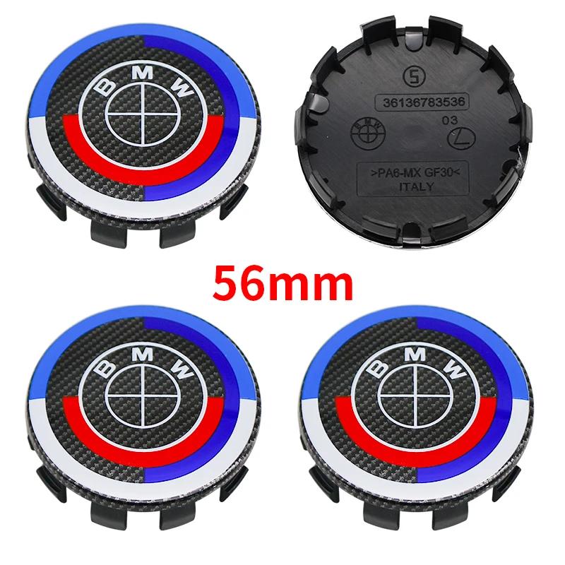7Pcs 50th Anniversary Fiber Black Car Hood Front Rear Trunk Emblem Badge For BMW F20 E36 E46 X6 M4 E60 E93 E87 G01 G20 X3 X5 F30 FV7