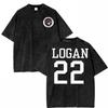 Retro Washed Out Campus Graham 44T Shirt Fashion Men's Briar University Hawks Di Laurentis66 Tucker 46T Shirt