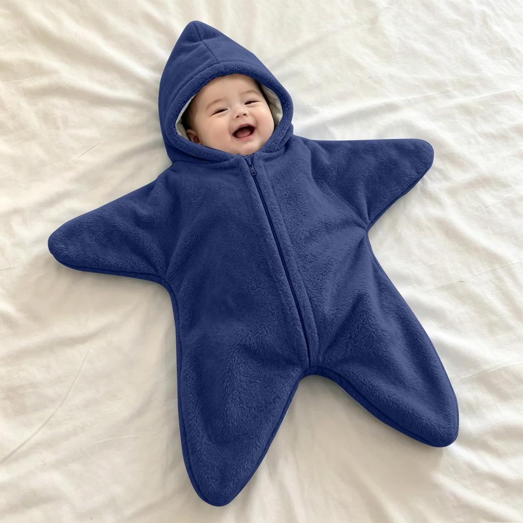 Baby-Swaddle-Decke Schlafsack für, Extradick - Aufwach- Wickeltuch für den Außen- und Innenbereich