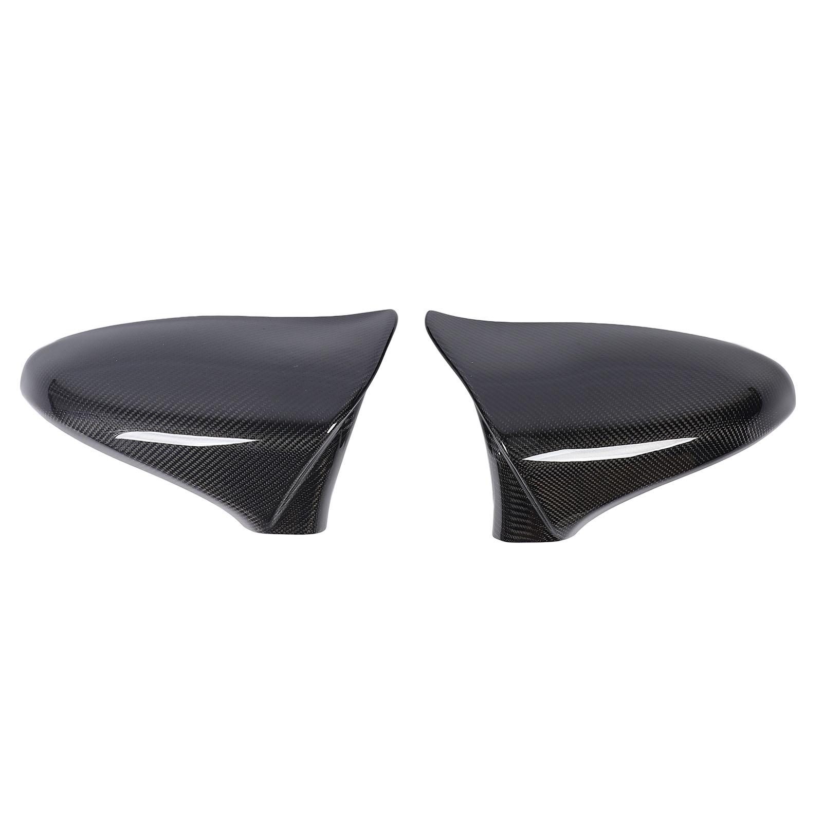 

1 Pair Carbon Fiber Rearview Mirror Caps Lightweight Ox Horn Style Door Mirror Covers for IS200 250 300 350 Exterior