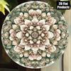 Retro Mandala Metal Wall Art Vintage Circular Decor Home Office Gift