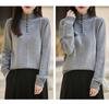 Stylish Women's Semi-High Neck Knit Sweater: French Autumn/Winter Collection