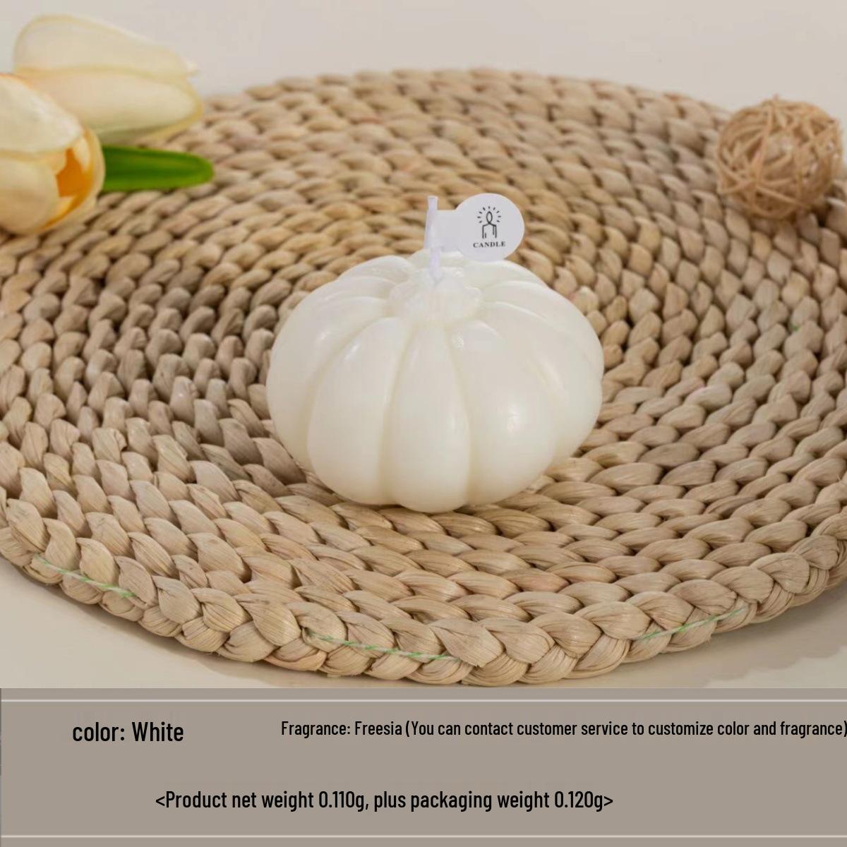 

Halloween Ghost Face Pumpkin Scented Candle - Creative High-End Decor