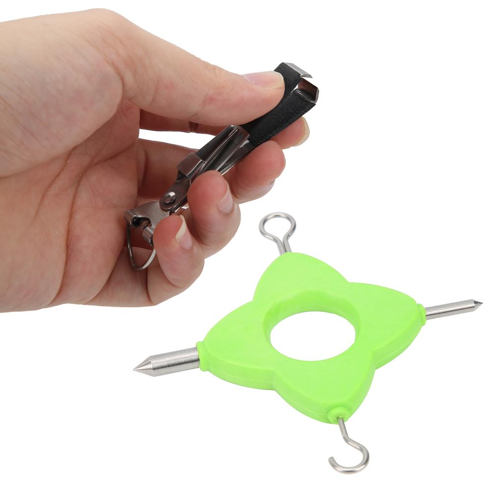 Multifunctional Fishhook Knot Puller Fishing Kotting Tool Stainless Steel Fishing Accessories