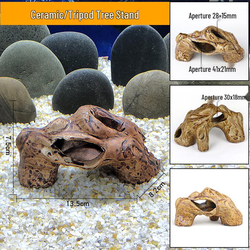 Ceramic Fish Tank Decoration: Shrimp Hiding, Cichlid Breeding, Spawning Nest.