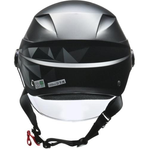 Reed Industries Motorcycle Half Helmet ZORK Matte Black Large Free (Less than 60~62cm) -