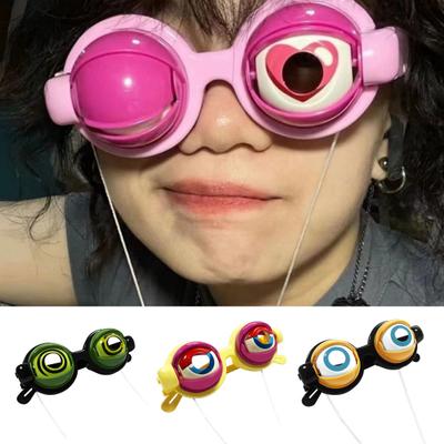 Mrugające Oczy Okulary Zabawne Nowatorskie Mrugające Okulary Prank Rekwizyt do Fotobudki na Imprezy Występy Wydarzenia