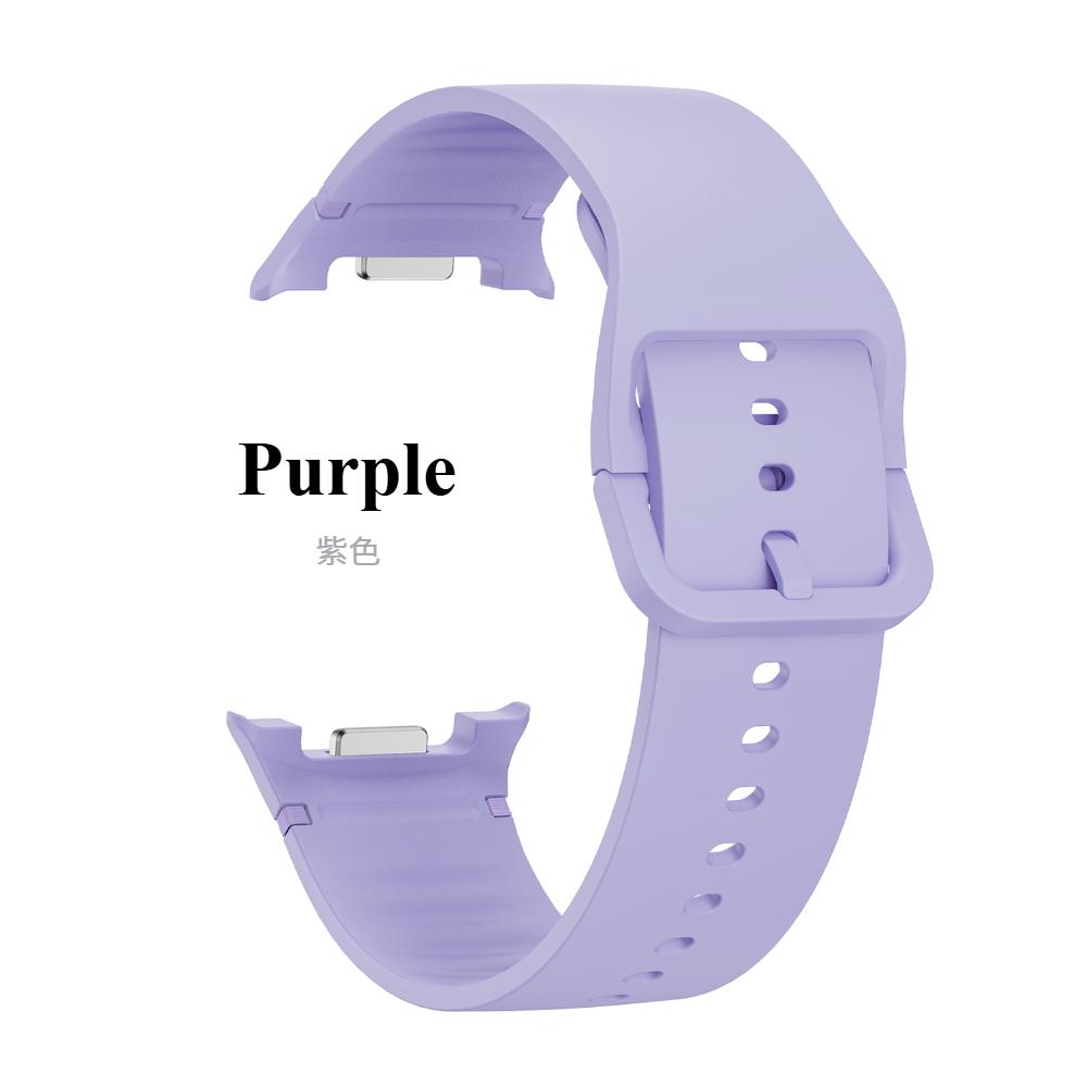 

Дихаючі силіконові ремінці для Samsung Galaxy watch 8 44мм 40мм Classic 46мм Замінний спортивний браслет correa для аксесуарів Galaxy watch Watch8/8Classic（22mm） фіолетовий